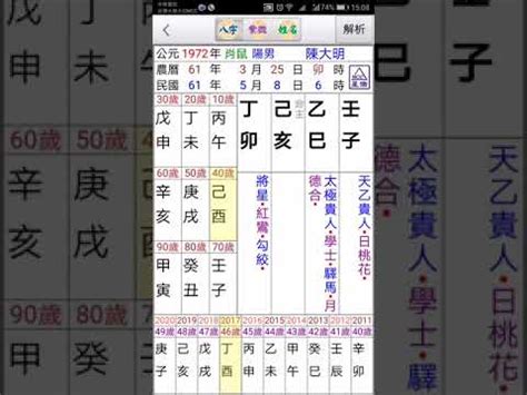 星僑八字命盤免費